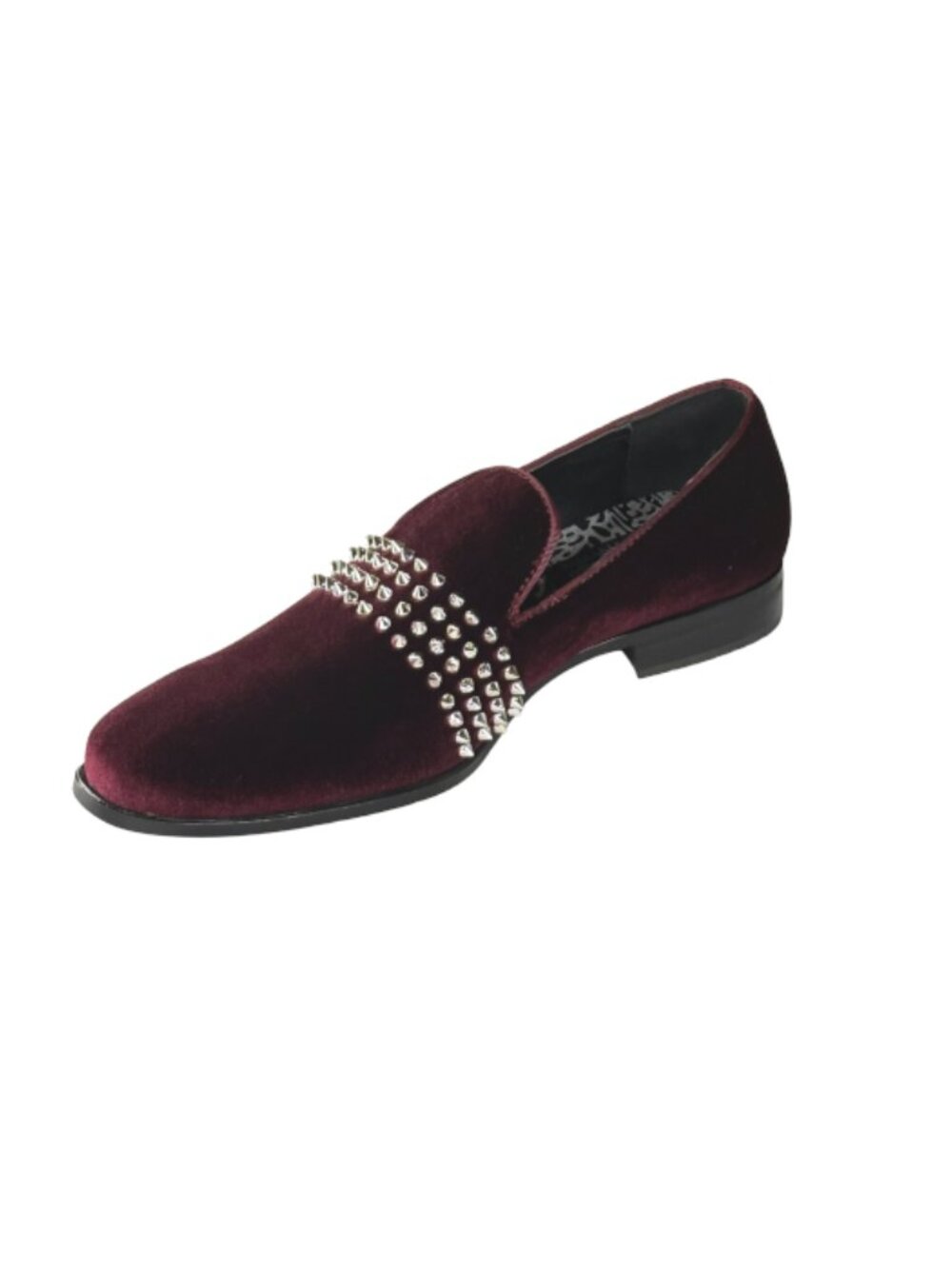 AfterMidnight 6787 Burgundy Silver Smoking Shoes